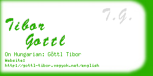 tibor gottl business card